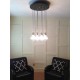 Candelabro Lampara Vintage Industrial Racimo 12 Maxiglobos Edison