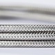 Cable Vintage Electrico Metalico Plata