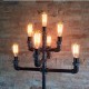 Lampara Vintage Industrial Piso Loft Estilo Antique 7 Focos Edison