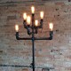 Lampara Vintage Industrial Piso Loft Estilo Antique 7 Focos Edison