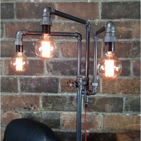 Lampara 3 Focos Edison Rustic