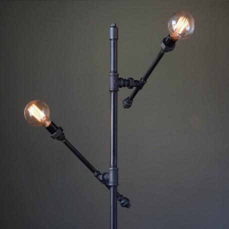Lampara 2 Focos Edison Atom