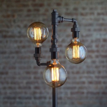 Lampara 3 Focos Edison Glamour
