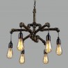 Candelabro Tubería 6 Focos