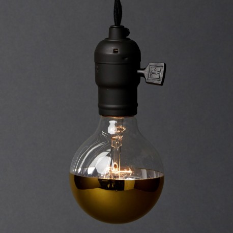 Foco Edison Vintage Luz Cálida Punta Plateada Bombilla Silver 60W