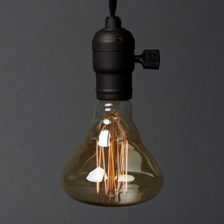 Foco Filamento de Carbono Edison Vintage Retro Luz Cálida Blop 40W