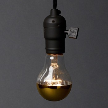 Foco Edison Vintage Luz Cálida Retro Punta Plateada Antique Silver 60W