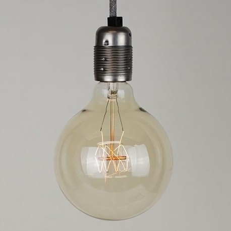 Foco Edison Vintage Retro Filamento Luz Calida Maxiglobo Round 40W