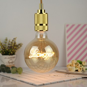 Foco LED Edison Vintage Retro Moderno Luz Cálida Maxiglobo Love 4W