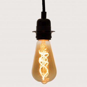 Foco LED Edison Vintage Filamento Retro Luz Cálida Clásico Espiral 4W
