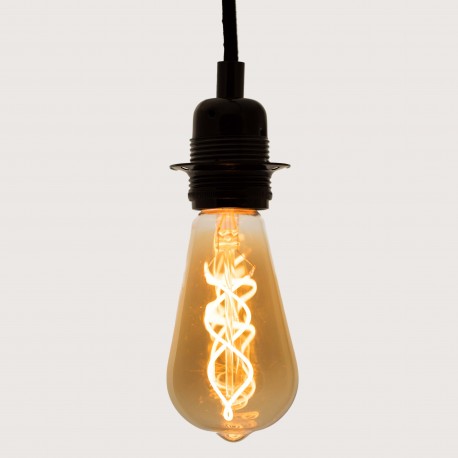 Foco LED Edison Vintage Filamento Retro Luz Cálida Clásico Espiral 4W