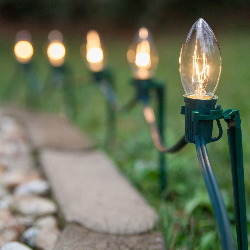 Luces con Focos Retro Rusticas Decorativas Eventos Bodas Blanco Cálido