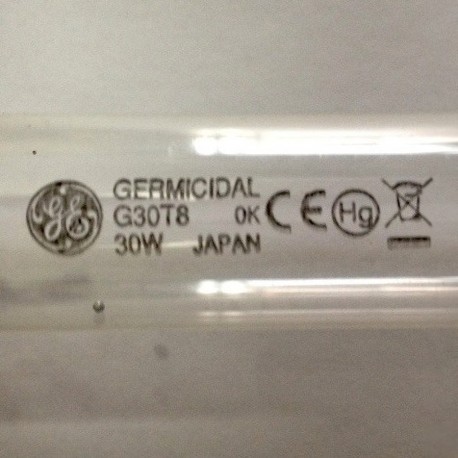 Tubo Germicida Ultravioleta UVC G30T8 11080 GE 30W General Electric