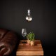 Foco LED Edison Vintage Retro Plateado Luz Cálida Maxiglobo Silver 8W