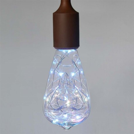 Foco LED Edison Vintage Luces de Hada Multicolor RGB Clásico Rainbow 2W