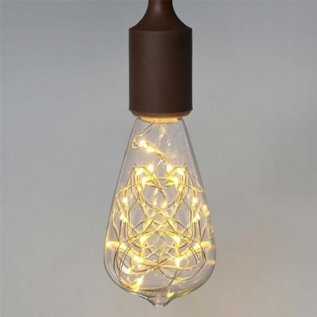 Foco LED Edison Vintage Luces de Hada Blanco Cálido Clásico Starry 2W