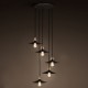Candelabro Techo 5 Lamparas Vintage Industrial Colgante Classic Shade
