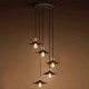 Candelabro Techo 5 Lamparas Vintage Industrial Colgante Classic Shade
