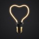 Foco LED Edison Vintage Retro Minimalista Luz Cálida Heart Line 8W