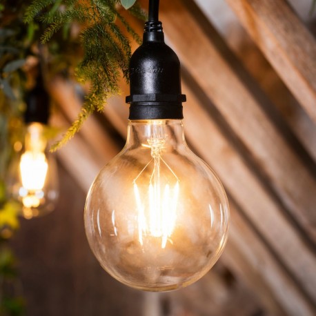 Foco LED Edison Vintage Retro Moderno Luz Cálida Maxiglobo Claro 4W