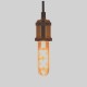 Foco LED Edison Antiguo Vintage Filamento Luz Cálida Tube Baby 4W
