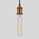 Foco LED Edison Antiguo Vintage Filamento Luz Cálida Tube Medium 6W