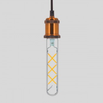 Foco LED Edison Antiguo Vintage Filamento Luz Cálida Tube Medium 6W
