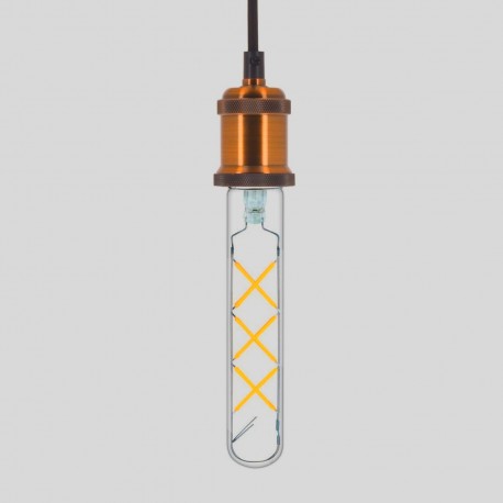 Foco LED Edison Antiguo Vintage Filamento Luz Cálida Tube Medium 6W