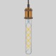 Foco LED Edison Antiguo Vintage Filamento Luz Cálida Tube Tall 8W