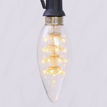 Foco LED Edison Vintage Luces Decorativas Luz Cálida Vela Fairy 4W