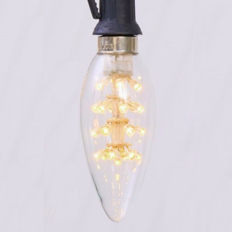 Foco LED Edison Vintage Luces Decorativas Luz Cálida Vela Fairy 4W