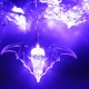 Luces Vampiros Murciélagos Morado Púrpura Violeta Decoración Halloween