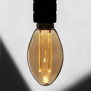 Foco LED Edison Antiguo Vintage Elegante Luz Cálida Bullet Glow 4W
