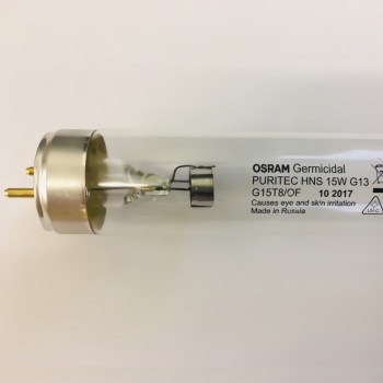 Tubo Germicida Ultravioleta Desinfección HNS 15W G13 UVC Osram Puritec