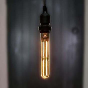 Foco LED Edison Antiguo Vintage Filamento Luz Cálida Tube Middle 4W