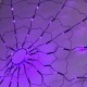 Luces Telaraña Morado Púrpura Violeta Decoración Halloween Día de Muertos