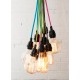 Candelabro Lampara Vintage Industrial Racimo 10 Focos Edison