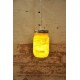 Lampara Vintage Industrial Mason Jar Edison Cristal Retro Mostaza