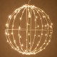 Esfera Luces Led Colgante Decoración Evento Boda Navidad Cálido 30 Cms