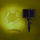 Luces de Hadas Solares Exterior Amarillo Jardín Evento Navideñas 10 Mts