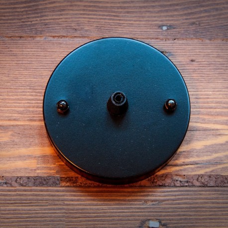 Base Para Lámparas De Techo Chapetón Canope Soporte Vintage Negro