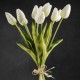 Tulipán Crema Artificial Tipo Natural Bodas Ramos Botonier Boutonniere