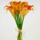 Alcatraz Naranja Artificial Decoración Boda Ramo Botonier Boutonniere