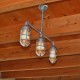 Candelabro Rustico 3 Lamparas Vintage Industrial Ceiling Miner Pendant