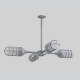 Candelabro Rustico 4 Lamparas Vintage Industrial Ceiling Miner