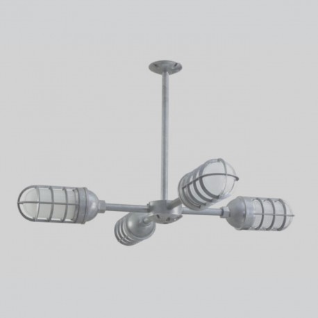 Candelabro Rustico 4 Lamparas Vintage Industrial Ceiling Miner