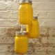 Candelabro Lampara Vintage Industrial Cluster 3 Mason Jars Mostaza