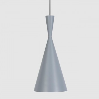 Lampara Tom Dixon Tall Gray Beat Gris Decoracion Diseño De Interiores