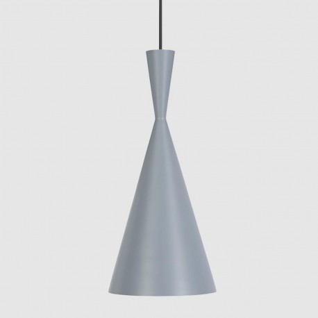 Lampara Tom Dixon Tall Gray Beat Gris Decoracion Diseño De Interiores