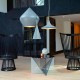 Lampara Tom Dixon Tall Gray Beat Gris Decoracion Diseño De Interiores